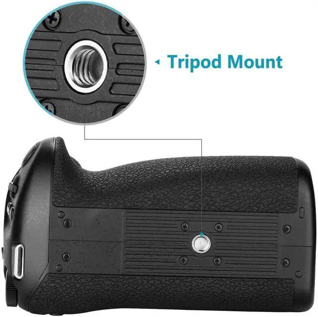 Alt view image 7 of 7 - Battery Grip DMW-BGG9 Power Pack Replacment Part for Panasonic G9 Camera with Shutter Release Focus Point Control Joystick Work with 1 DMW-BLF19E Li-ion Battery (Battery Not Included)