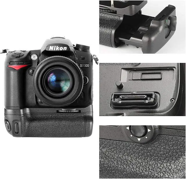 Alt view image 6 of 7 - MB-D11 Professional Vertical Battery Grip Replacement For Nikon D7000 DSLR Camera