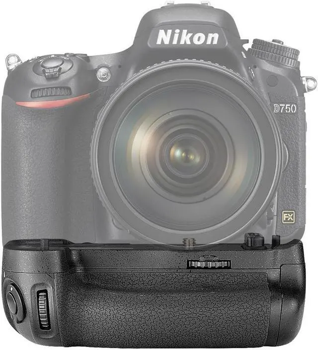 Alt view image 4 of 7 - Replacement MB-D16 Professional Battery Grip for Nikon D750