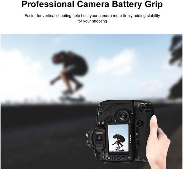 Alt view image 2 of 7 - Replacement BG-E11 Professional Vertical Battery Grip for Canon EOS 5D Mark III,5DS,5DSR