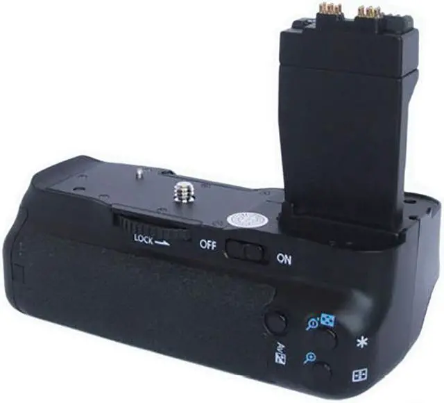Alt view image 4 of 7 - BG-E8 Replacement Vertical Battery Grip for Canon EOS 550D 600D 650D 700D Rebel T2i T3i T4i T5i SLR Cameras