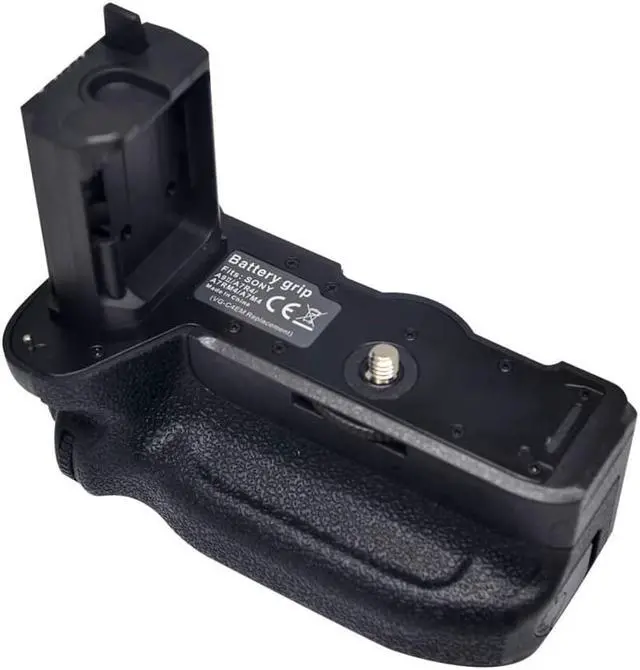 Alt view image 7 of 7 - VG-C4EM Replacement Professional Vertical Battery Grip for Sony Alpha A9II A7RIV A7MIV Cameras Works with NP-FZ100 Battery