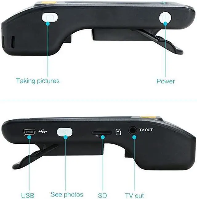 Alt view image 2 of 7 - 3.5 inch Digital Video Magnifier Handheld Portable Electronic Reading Aid Multiple Color Modes for Low Vision Magnification 2X4X8X16X25X