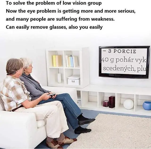 Alt view image 2 of 7 - Portable Digital Magnifier Electronic Reading Aid 5.0 inch w/Foldable Handle for Low Vision Color Blindness 4X-32X Times Zoom 17 Color Modes 5 Levels for Brightness