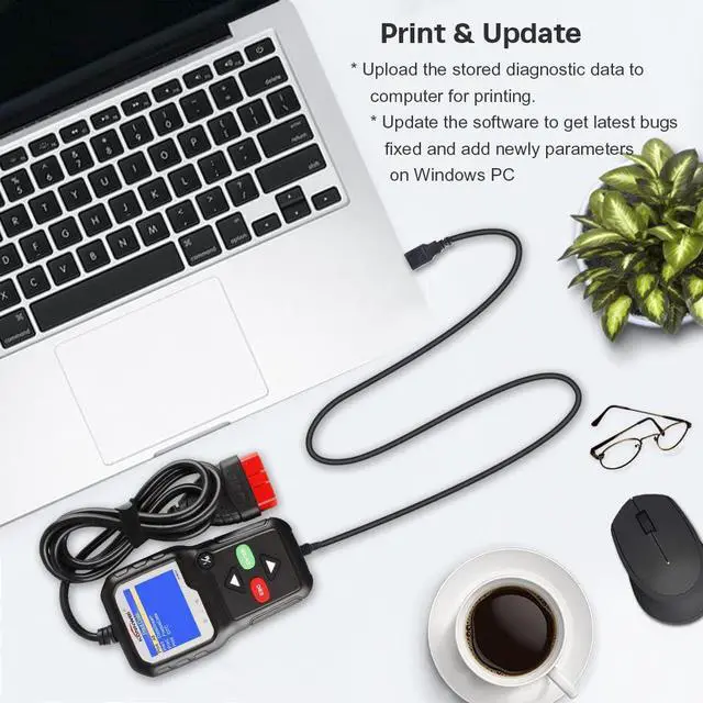 Alt view image 7 of 7 - KONNWEI OBD2 Scanner Car Code Reader KW680 Enhanced Check Engine Light Scan Tool OBD II Scanner for Cars After 1996