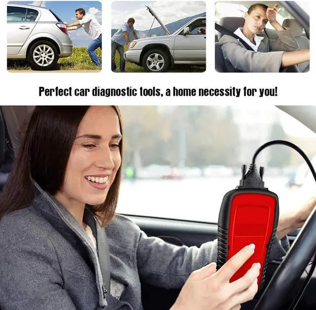 Alt view image 2 of 7 - KONNWEI KW808 Auto OBDII Code Reader 2.8"Large Screen OBD2 Scanner with Full Diagnostic Scan Tool Functions Check Car Engine Light Fault Code Analyzer for All 1996 and Newer Cars with OBD II Protocol