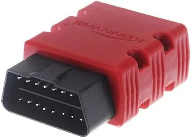 Alt view image 2 of 6 - KONNWEI KW902 Mini ELM327 Bluetooth Wireless OBD-II OBD2 Car Auto Diagnostic Scan Tools Compatible with Android & Windows PC (Red)
