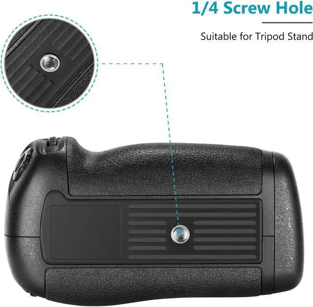 Alt view image 4 of 7 - Vertical Battery Grip Replacement for MB-D15 and Nikon D7100 D7200 Digital SLR Camera