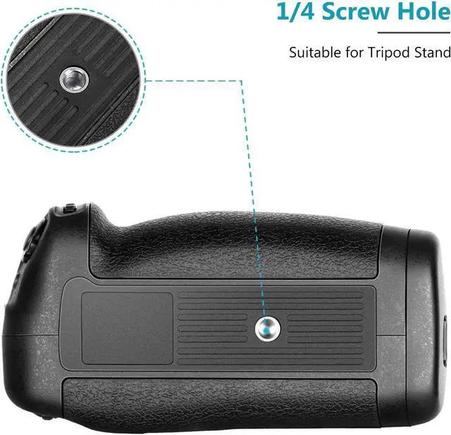Alt view image 7 of 7 - Battery Grip Replacement For MB-D17 Compatible with Nikon D500 Camera