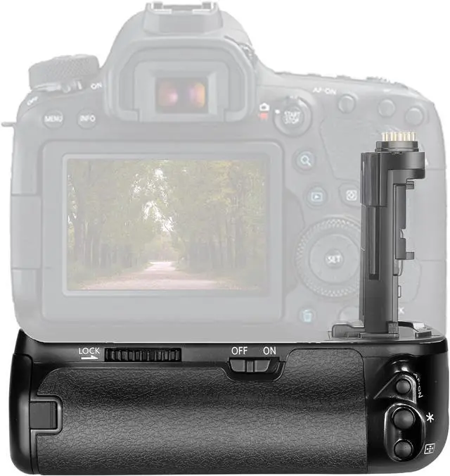 Alt view image 7 of 7 - Pro Camera Battery Grip Replacement for Canon BG-E21 for Canon 6D Mark II DSLR Camera