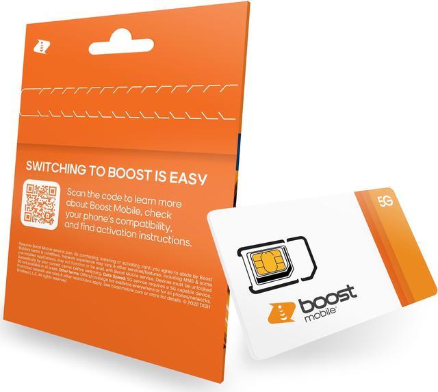 Alt view image 4 of 11 - Boost Mobile 3 Month Plan Unlimited Data, Talk & Text SIM Card Kit