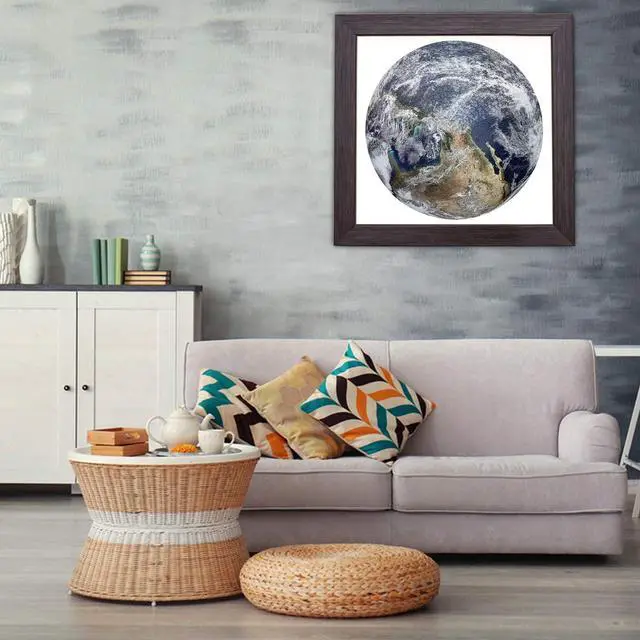 Alt view image 2 of 6 - Round Jigsaw Puzzle Earth Educational Game 26 Inch 1000 Pieces