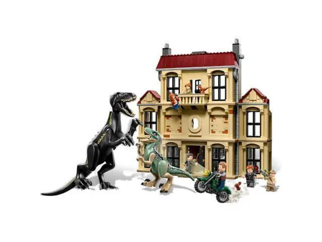 Alt view image 2 of 4 - Dinosaur Indoraptor Rampage At Lockwood Estate Building Block Toys for Children