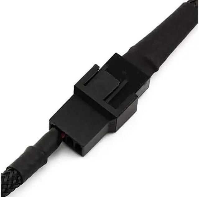 Alt view image 6 of 6 - SATA to 3 x 4Pin PWM Sleeved Fan Power Adapter Cable