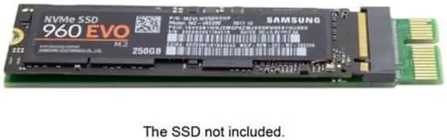 Alt view image 2 of 7 - NGFF M-key NVME AHCI SSD to PCI-E 3.0 1x x1 Vertical Adapter for XP941 SM951 PM951 960 EVO SSD SA-002