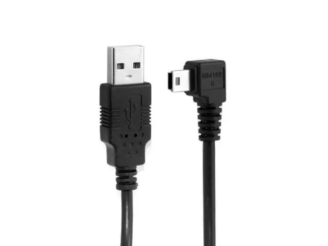Alt view image 4 of 4 - CY 5pin Mini USB type Male Left Angled 90 degree to USB 2.0 male data charge cable 50cm U2-057-LE-0.5M