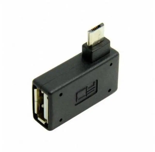 Main image of 90 Degree Right Angled Micro USB 2.0 OTG Host Adapter with USB U2-241-RI