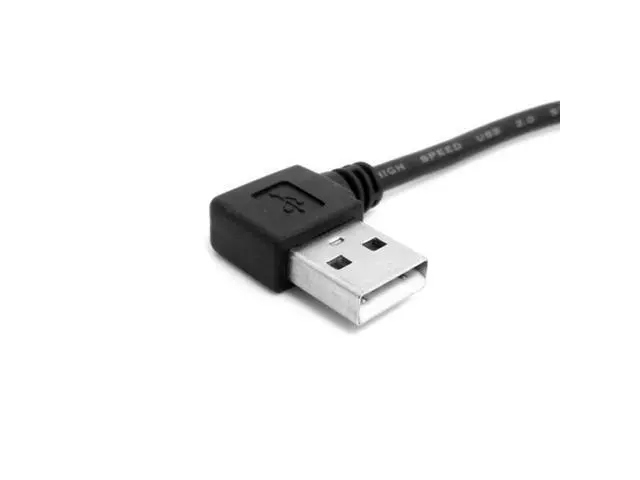 Alt view image 4 of 5 - Left Angled USB 2.0 A Male to B Male Angled 90 Degree Printer Cable 50cm U2-032-LE