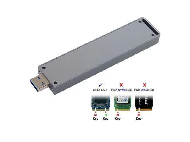 Alt view image 2 of 7 - B/M-key NGFF M2 SSD to USB 3.0 External PCBA Conveter Adapter Card Flash Disk Type U3-037