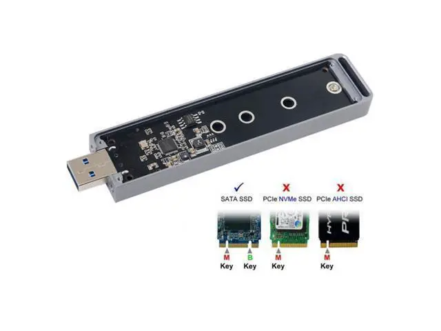 Alt view image 4 of 7 - B/M-key NGFF M2 SSD to USB 3.0 External PCBA Conveter Adapter Card Flash Disk Type U3-037