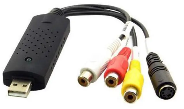Alt view image 3 of 7 - USB 2.0 Audio Video CAP TV DVD VHS S-Video Capture DVR Sureveillance 4 Channel