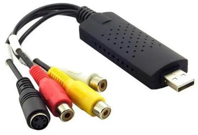 Alt view image 6 of 7 - USB 2.0 Audio Video CAP TV DVD VHS S-Video Capture DVR Sureveillance 4 Channel