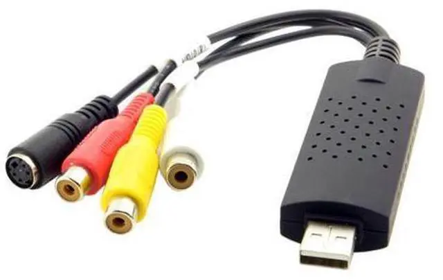 Alt view image 7 of 7 - USB 2.0 Audio Video CAP TV DVD VHS S-Video Capture DVR Sureveillance 4 Channel