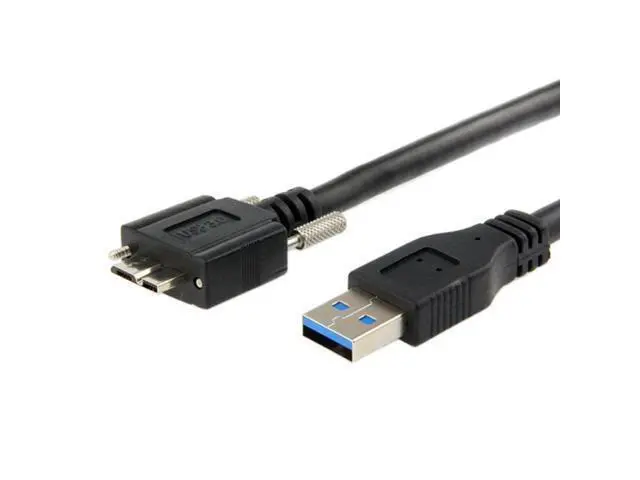 Alt view image 4 of 6 - FVH 1.2M USB 3.0 A type Cable Male to Micro USB 3.0 B Male with Mount Panel Screws for Hard Disk Mobile Phone U3-106-1.2M
