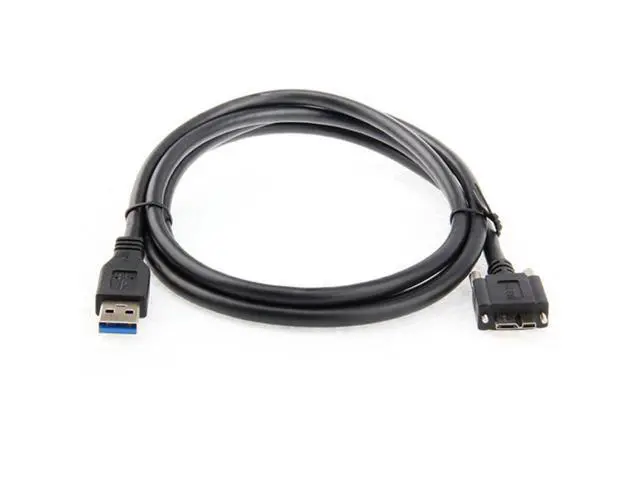 Alt view image 5 of 6 - FVH 1.2M USB 3.0 A type Cable Male to Micro USB 3.0 B Male with Mount Panel Screws for Hard Disk Mobile Phone U3-106-1.2M