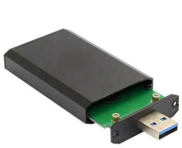 Alt view image 3 of 7 - Mini PCI-E mSATA to USB 3.0 External SSD PCBA Conveter Adapter Pen Driver Card with Case U3-294