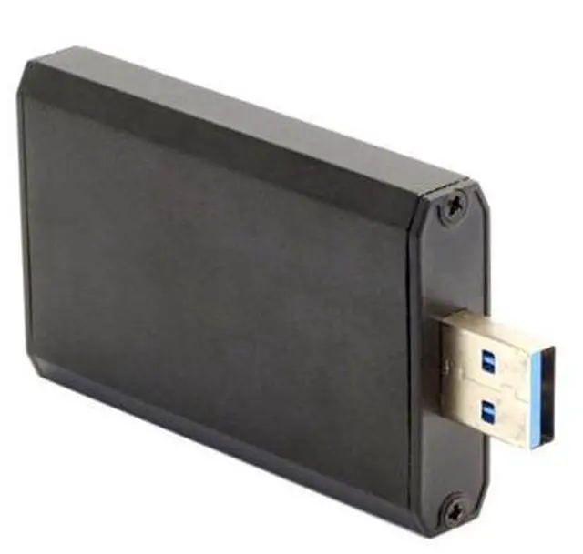 Alt view image 5 of 7 - Mini PCI-E mSATA to USB 3.0 External SSD PCBA Conveter Adapter Pen Driver Card with Case U3-294
