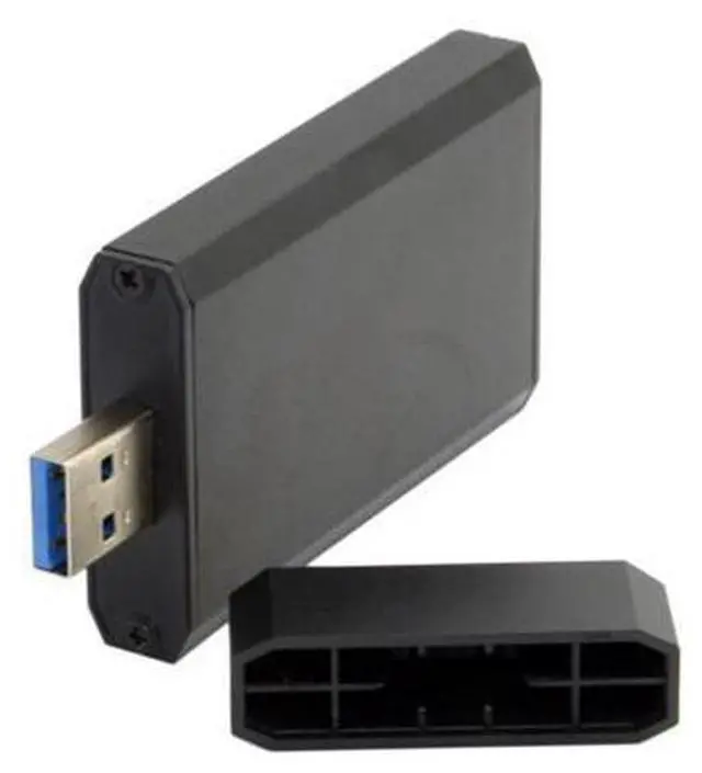 Alt view image 6 of 7 - Mini PCI-E mSATA to USB 3.0 External SSD PCBA Conveter Adapter Pen Driver Card with Case U3-294
