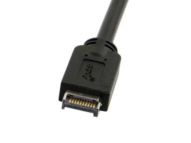 Alt view image 2 of 7 - HKCY UC-117 USB 3.1 Front Panel Header to USB 3.0 Type-A Male Extension Data Cable 50cm