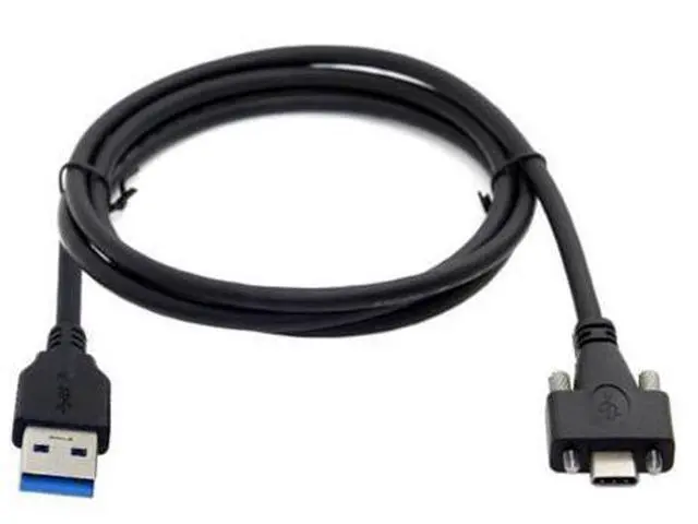 Main image of USB 3.1 Type-C Dual Screw Locking to Standard USB3.0 Data Cable 1.2m Panel Mount Type UC-048-1.2M