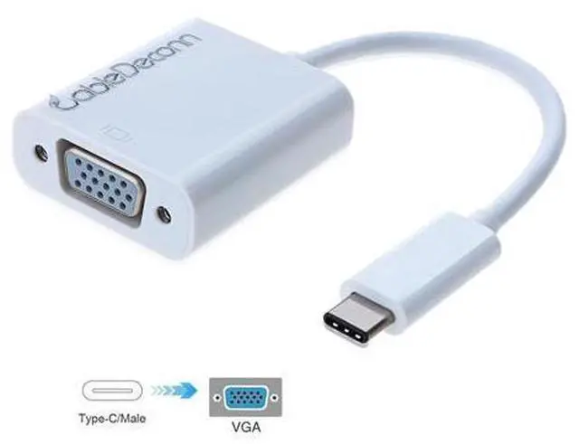 Main image of High Speed USB 3.1 type C to VGA HDTV Cable Adapter for PC Notebook high quality