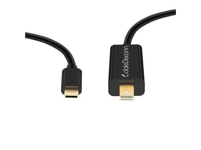 Alt view image 5 of 6 - Type-C USB 3.1 C Thunderbolt to Mini DisplayPort DP 4K Adapter Cable for Macbook