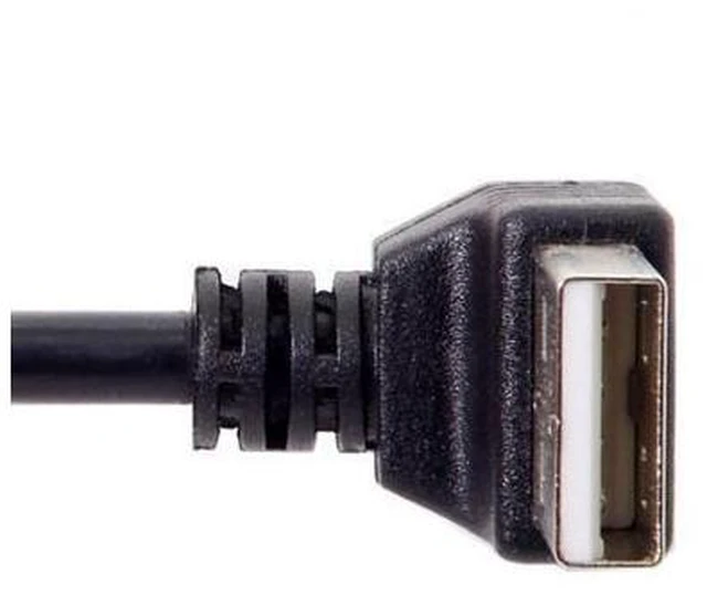 Alt view image 3 of 7 - HKCY U2-117 Down Angled 90 Degree USB 2.0 Male to B Type Male Cable for Printer Scanner Hard Disk 20cm
