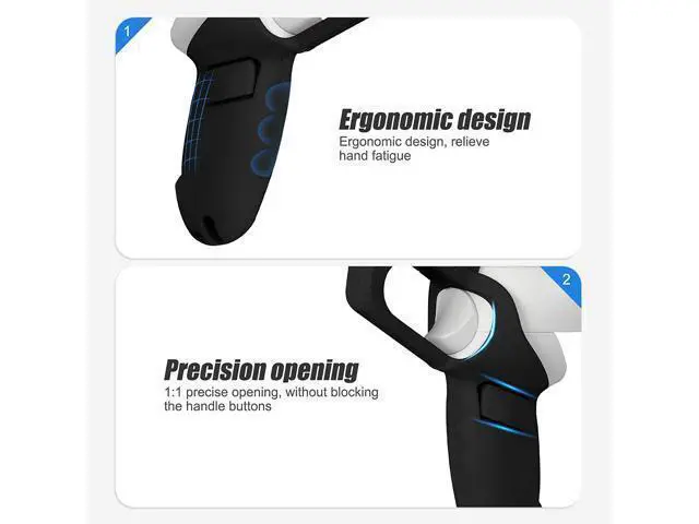 Alt view image 4 of 7 - VR Game Gun for Oculus Quest 2 Controllers Pistol Case, Enhanced FPS Gaming Experience -Compatible with Pistol Whip VR Game, Enhanced FPS Gaming Experience