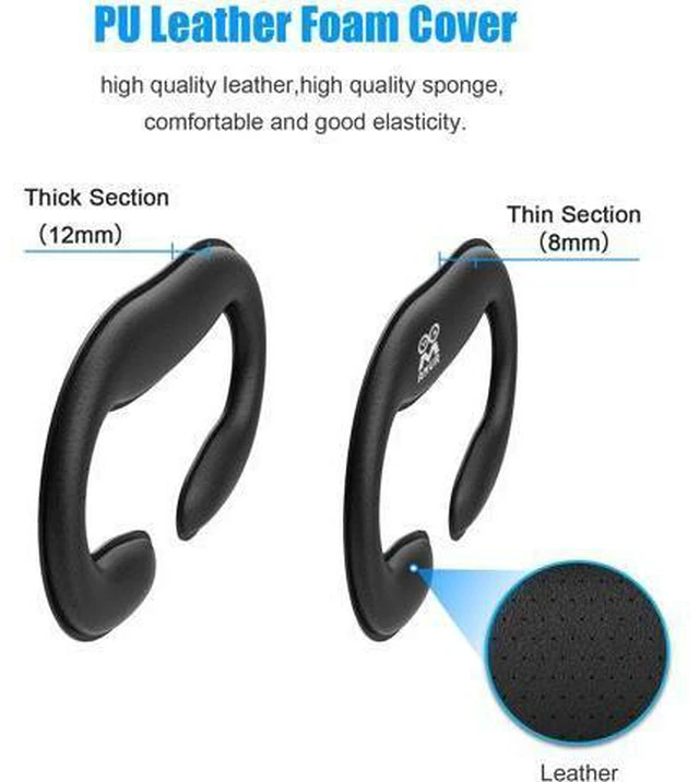 Alt view image 4 of 7 - Resilient VR Facial Vent Soft Interface Bracket & Anti-Leakage Light PU Leather Foam Face Cover Replacement Pad Custom Comfort Accessories 7-Piece Set for Oculus Quest 2 (Orange,7-in-1)