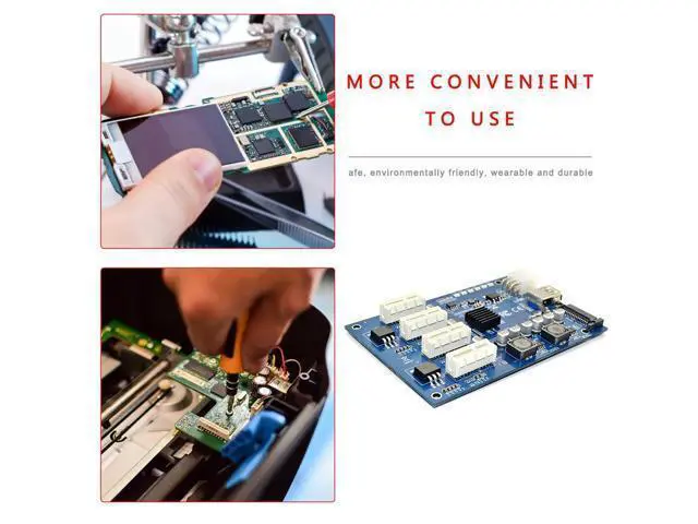 Alt view image 2 of 7 - PCI-E X1 To 4PCI-E X16 Expansion Kit 1 To 4 Port PCI Express Switch Multiplier Hub 6Pin Sata Usb Riser Card For BTC Miner