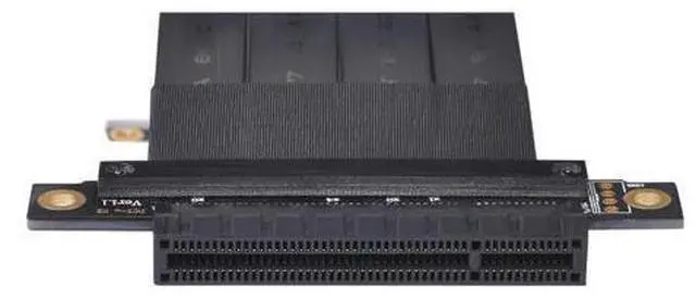 Alt view image 3 of 6 - Add On Card PCIE/PCI-E Riser Card PCI Express Extension Cable Riser PCI E 8X Male to 8X Female Riser Cable for BTC Mining