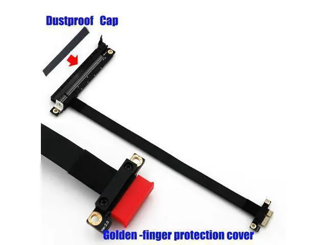 Alt view image 3 of 6 - PCIE 1X TO 16X Flexible Extension Cable PCI Express 1 to 16 X Adapter PCIE Riser Card Extender SATA to IDE 4Pin Power for Mining
