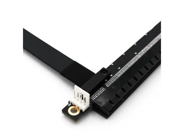 Alt view image 4 of 6 - PCIE 1X TO 16X Flexible Extension Cable PCI Express 1 to 16 X Adapter PCIE Riser Card Extender SATA to IDE 4Pin Power for Mining