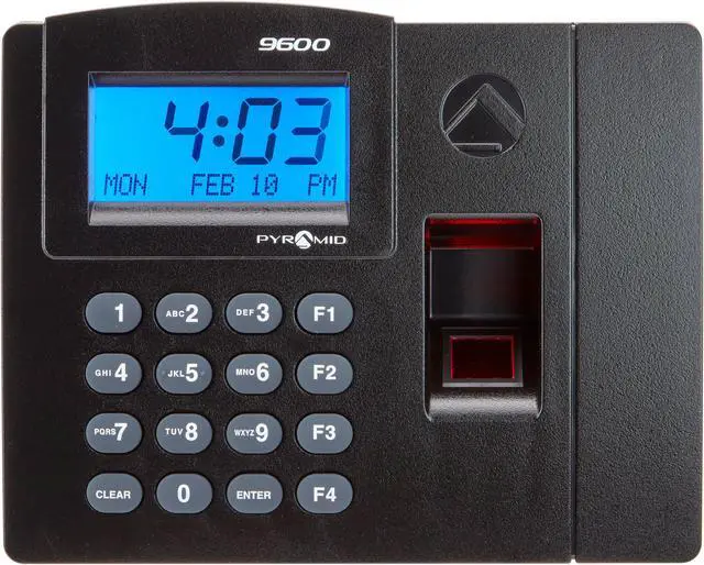 Main image of PYRAMID TTELITEEK Biometric Time Clock System,Digital,