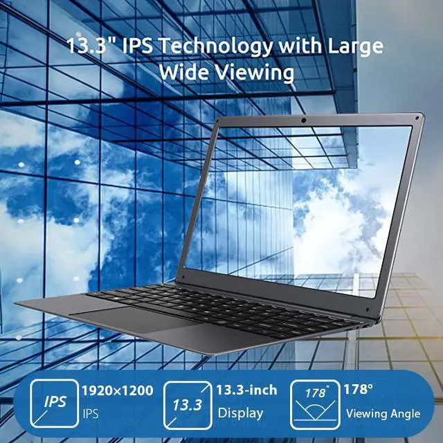 Alt view image 5 of 7 - BMAX S13A Windows 10 Notebook 13.3 inch Intel N3350 Laptop 8GB LPDDR4 128GB SSD 1920*1080 IPS Intel Laptops