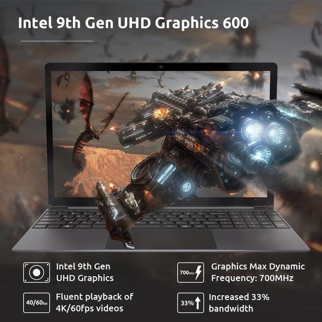 Alt view image 4 of 7 - BMAX X15 Laptop15.6" FHD (1920 x 1080) Display Intel 4120 CPU Quad Core windows10 Notebook 1920*1080 8GB RAM 512GB ROM Dual Wifi HDMI USB GameLaptops