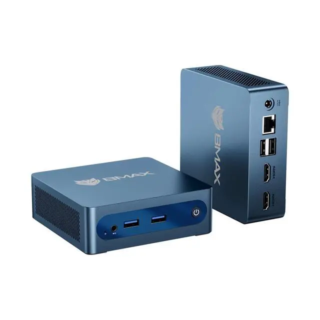 Main image of BMAX B1 Plus Mini PC 6GB RAM 128GB ROM Intel J3355 Supports 4K@60Hz Intel HD Graphics 500 Dual Band Wifi Bluetooth 5.0 HDMI USB
