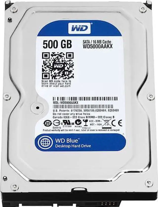 Alt view image 10 of 10 - WD WD5000AAKX Blue WD5000AAKX 500 GB Hard Drive - 3.5" Internal - SATA (SATA/600)