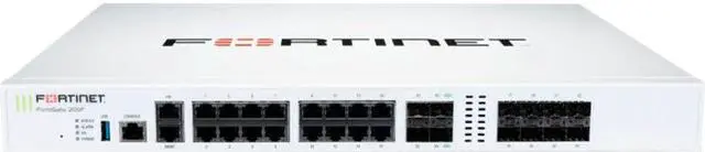 Main image of Fortinet FortiGate 200F - security appliance - with 1 year 24x7 FortiCare Support + 1 year FortiGuard Unified Threat Protection (UTP) FG-200F-BDL-950-12