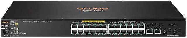 Main image of HPE Aruba 2530-24-PoE+ J9779A - switch - 24 ports - managed - rack-mountable